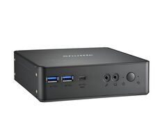 Shuttle XPC nano NC4010XA schwarz / Intel Celeron 7305 / 4GB / 128GB / 1xGLAN / Ohne Betriebssystem