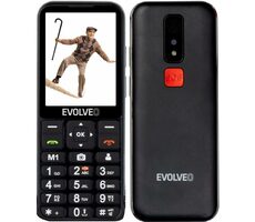 Evolveo EasyPhone LT + Ständer schwarz / 2,3" / SOS / microSDHC