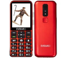 Evolveo EasyPhone LT + Ständer rot / 2,3" / SOS / microSDHC