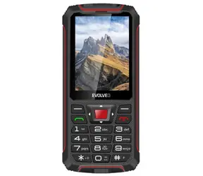 Evolveo StrongPhone W4 schwarz-rot / 2,8" / 2MP / Dual-SIM / IP68 
