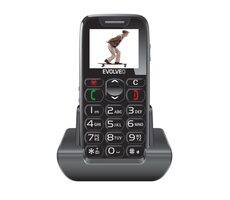 Evolveo EasyPhone XR + Ständer schwarz / 2,3" / 0,3MP / SOS / microSDHC