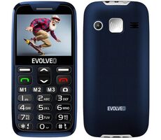 Evolveo EasyPhone XR + Ständer blau / 2,3" / 0,3MP / SOS / microSDHC
