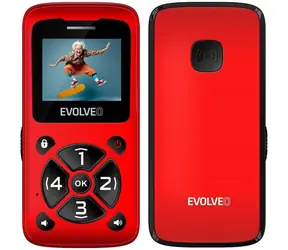 Evolveo EasyPhone ID rot / 1,7" / SOS / microSDHC