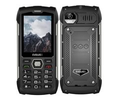 Evolveo StrongPhone H1 schwarz-silber / 2,8" / Dual-SIM / IP68