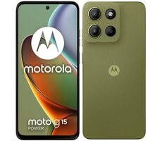 Motorola Moto G15 Power 8+256 GB grün / 6,7" LCD / 256GB / Android 15 / Veganes Leder