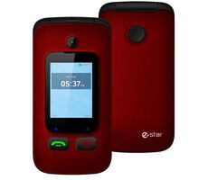 eSTAR Digni Flip rot / 2,4" / 240 x 320 / 32 MB / MicroSD / 0,08 Mpx / 1000 mAh