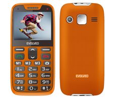Evolveo EasyPhone XR + Ständer orange / 2,3" / SOS / Bluetooth / FM / microSD