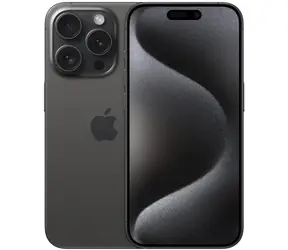 Generalüberholtes Apple iPhone 15 Pro 128 GB Titan Schwarz eSIM-only Qualität C / bazaar