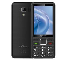 MyPhone 3510 LTE Schwarz / 3,5" IPS-Display / 320 x 480 Pixel / 2 MP Kamera / 1800 mAh Akku / microSD-Kartenslot / Dual-SIM / Bluetooth 
