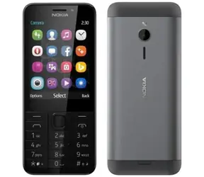 Ausgepackt - HMD Nokia 230 schwarz / 2,8" / Dual-SIM / 1200 mAh / microUSB + 3,5-mm-Klinkenanschluss / Bluetooth / ausgepackt