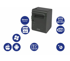 Epson TM-L90 / Etikettendrucker / Thermo / 203dpi / USB / RS-232 / schwarz