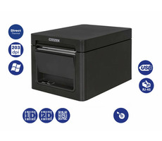 Citizen CT-E351 (LAN) schwarz / Kassen-Thermodrucker / 203dpi / USB / LAN / Cutter / Quelle / schwarz