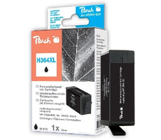 Peach Remanufactured 364XL Alternativpatrone / HP Photosmart D5460 / 19 ml / Schwarz