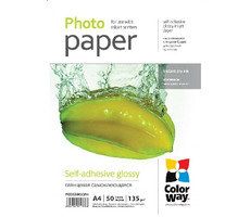 Colorway Selbstklebendes Fotopapier A4 (glänzend) - 135g/m2 50 Stk