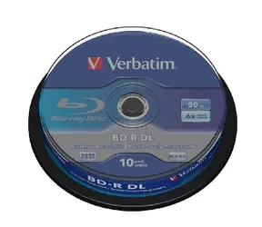 Verbatim Blu-Ray BD- R 10 Stück / 50 GB / 6x / DualLayer