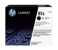 HP 81X Original LaserJet Tonerkartusche mit hoher Reichweite/Schwarz