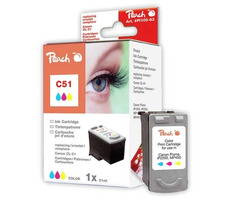 Peach Canon C51 Farbe / kompatibel mit CL-51 (CL51) / für iP2200/MP160/MP460/MX300