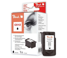 Peach Canon C512 Pigment Black XL / kompatibel mit PG-512bk / 17,4 ml