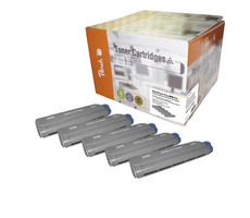 Peach Remanufactured C5550/5800/5900 MultiPack PLUS Alternativtoner / OKI C5800 / 2x8.000/3x6000 / MultiPack PLUS