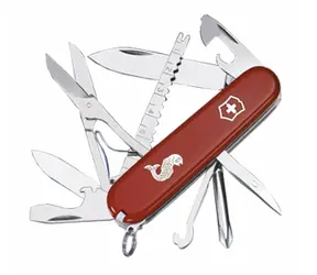 VICTORINOX FISHERMAN rot / Taschenmesser / Stahl / Anzahl Funktionen 17 / Länge 91 mm