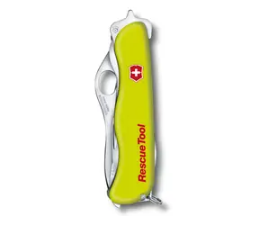VICTORINOX Taschenmesser RESCUE TOOL gelb / Stahl / 14 Funktionen / Länge 111 mm