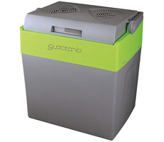 Guzzanti GZ 30B graugrün / Thermoelektrische Kühlbox / 68W / 12V & 220 - 240V / Volumen 30 L / Heizfunktion