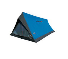 High Peak Minilite / Zelt für 2 Personen / 100x200x120 x 90-60 cm / Wassersäule: 1500mm / Ausverkauf