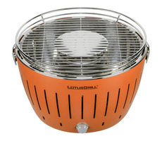 LotusGrill G34 U orange / Holzkohlegrill / 35 x 35 x 23,5 cm