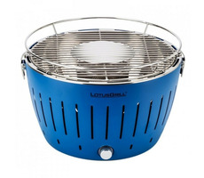 LotusGrill G34 U blau / Holzkohlegrill / 35 x 35 x 23,5 cm