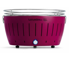 LotusGrill G435 U lila / Holzkohlegrill / 43,5 x 25,7 x 43,5 cm