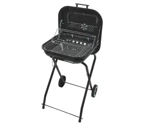 Cattara Rechteckiger Holzkohlegrill TRAPANI 46cm