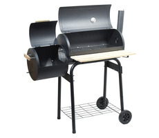 Cattara SMOKIE Holzkohlegrill mit Räucherkammer / Gitter: 61 x 30 cm