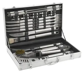 Cattara Grillbesteck-Set, 30-teilig, Aluminiumkoffer / im Angebot