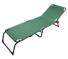 Cattara BERLIN grün / Klappbare Camping-Sonnenliege / 197 x 57 cm / Belastbarkeit: 110 kg