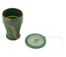 Cattara Silikon Faltbecher ARMY 350ml
