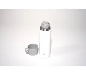 Zwilling Thermokanne Becher 1l weiß / Thermosflasche mit Becher