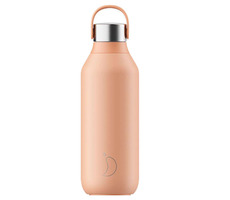 CHILLY&#39;S Series 2 Wasserflasche 500 ml Peach / Thermosflasche / Edelstahl