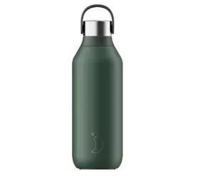 CHILLY'S Series 2 Wasserflasche 500ml Piniengrün / Thermosflasche / Edelstahl