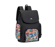 Riva Case 5425 Skaters schwarz / Schulrucksack / 15L
