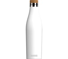 SIGG Meridian 0,5 l weiß / Doppelwandige Edelstahlflasche