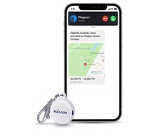 Plegium SMART Emergency Button weiß / intelligenter persönlicher Alarm