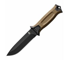 GERBER Strongarm Survival (glatte Klinge) schwarzbraun / Bushcraftmesser / Klinge 12,5 cm