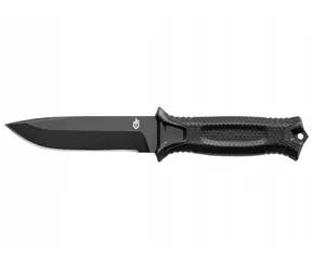GERBER Strongarm Survival (glatte Klinge) schwarz / Bushcraftmesser / Klinge 12,5 cm