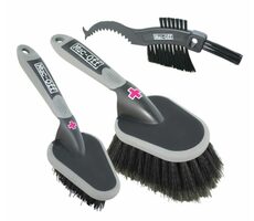 Muc-Off Reinigungsbürsten 3x Premium Brush Kit - Reinigungsbürsten-Set / 3-tlg.