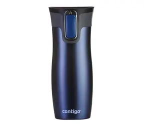 Contigo West Loop 470 ml Edelstahl blau / Thermobecher