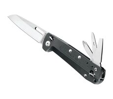 Leatherman Free K2 832658 grau / Klappmesser / 8 Werkzeuge / Klinge 84 mm