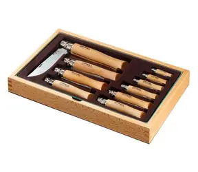 Opinel Sammlerset mit 10 Klapptaschenmessern in Geschenkbox
