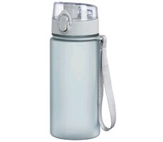 Xavax To Go Sportflasche für kohlensäurehaltige Getränke 500 ml / Öffnung mit einer Hand / Schlaufe