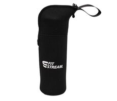 FitStream Neoprenhülle für Flaschen schwarz / 1l