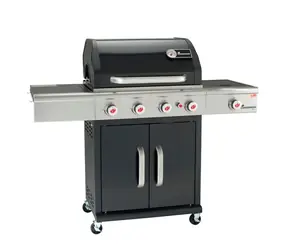 Landmann 12962 Gasgrill Triton PTS 4.1 schwarz / 15 kW / Rost 65 x 44 cm